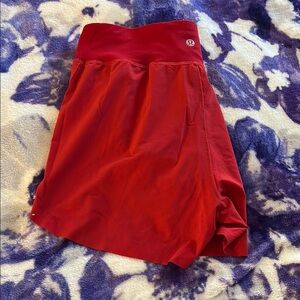 lululemon Dark Red Shorts